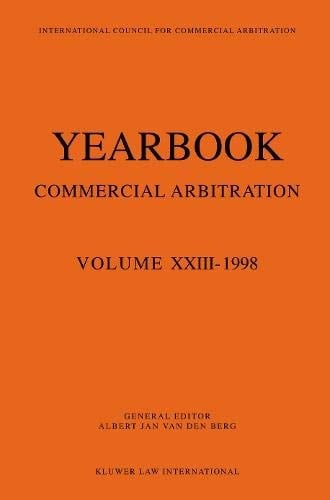 Yearbook Commercial Arbitration, 1998