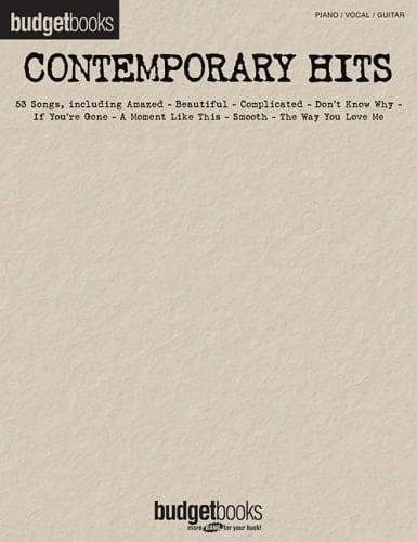 Contemporary Hits Piano, Vocal, Guitar