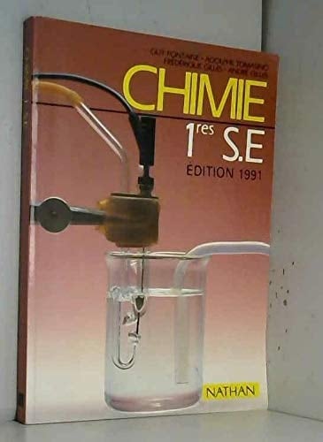 Chimie, 1res S. E. Programme 1988