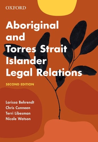 Aboriginal and Torres Strait Islander Legal Relations eBook Rental