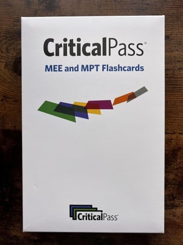 Critical Pass MEE and MPT Flashcards 2025-2026