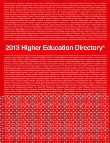 2013 Higher Education Directory