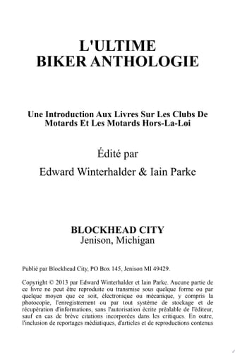 L'ultime Anthologie Biker - Une Introduction Aux Livres Sur Les Clubs De Motards Et Les Motards Hors-La-Loi