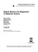 Optical Devices and Diagnostics in Materials Science (Proceedings of Spie)