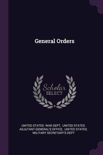 General Orders