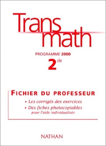 Transmath 2de programme 2000