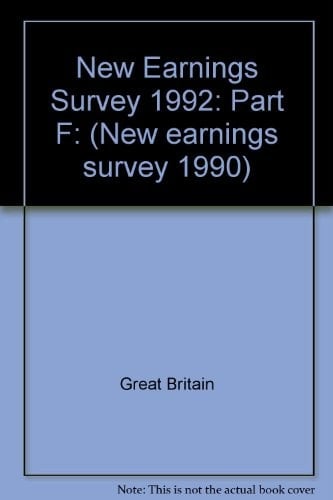 New Earnings Survey 1992