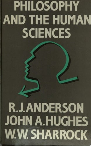 Philosophy and the Human Sciences
