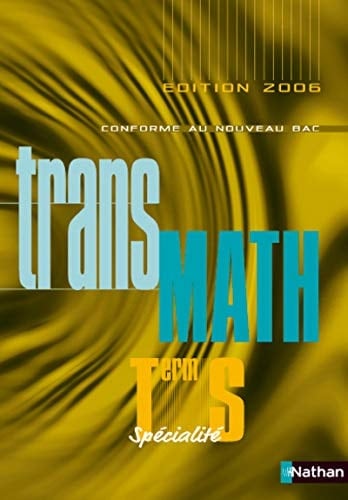 Math Tle S Spécialité Programme 2002