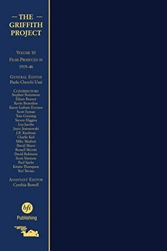 The Griffith Project, Volume 10 Films Produced 1919-1946