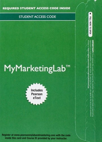 Mymarketinglab with Pearson Etext -- Access Card -- For Global Marketing