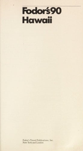 Hawaii, 1990