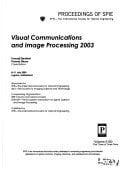 Visual Communications and Image Processing 2003 8-11 July 2003, Lugano, Switzerland