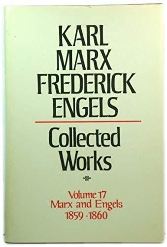 Marx and Engels Collected Works: October 1859-December 1860