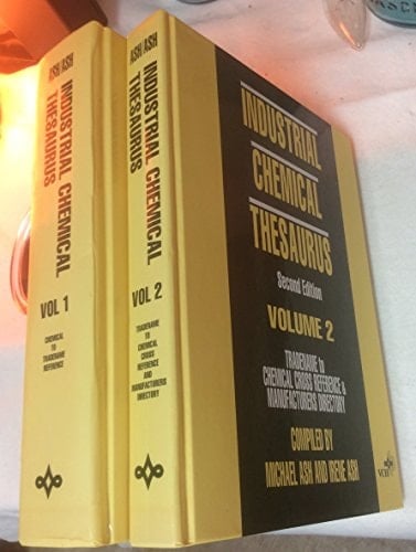 Industrial Chemical Thesaurus, 2 Volume Set