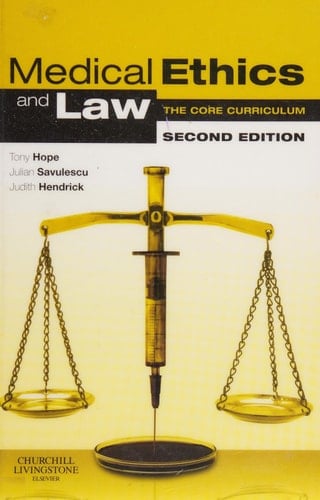 Medical Ethics and Law The Core Curriculum