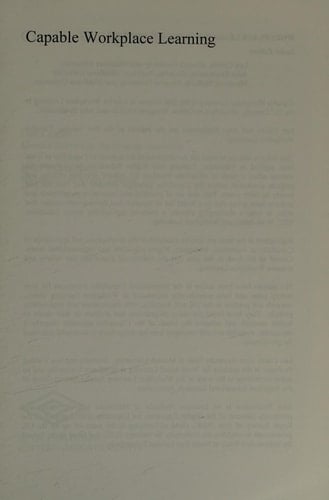 Capable Workplace Learning