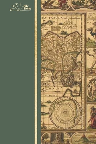 Old Map Journal: Simple Internet Password Book and Online Organizer (Discreet Vintage Travel Design)