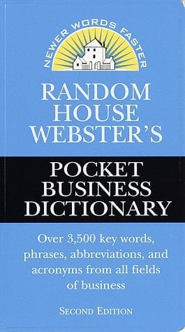 Random House Webster's Pocket Business Dictionary