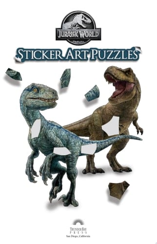 Jurassic World Sticker Art Puzzles