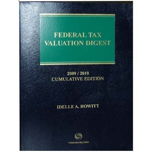 Federal Tax Valuation Digest