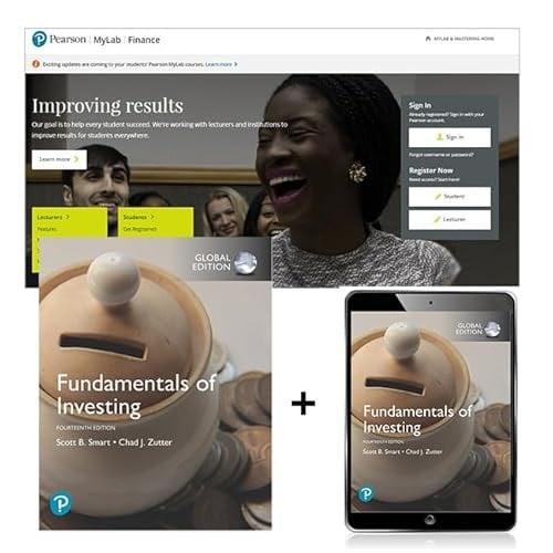 Fundamentals Of Investing, Global Edition + Mylab Finance With Pearson Etext