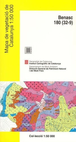Mapa de vegetació de Catalunya 1:50.000. Benasc 180 (32-9)