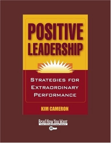 Positive Leadership Strategies for Extraordinary Performance: Easyread Super Large 20pt Edition