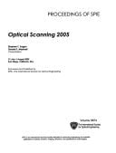 Optical Scanning 2005 31 July-1 August, 2005, San Diego, California, USA