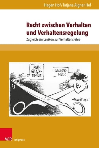 Recht Zwischen Verhalten und Verhaltensregelung Zugleich ein Lexikon Zur Verhaltenslehre