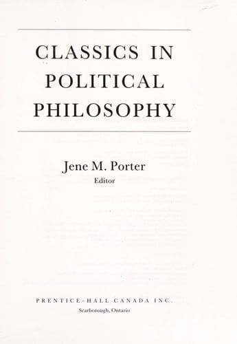 Classics in Political Philosophy