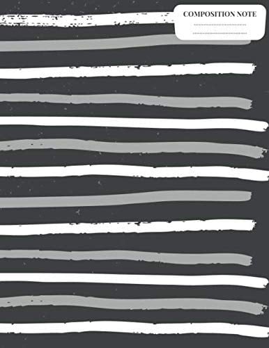 Composition Note Cute Notebook Wide Ruled Blank Lined, Paperback, School Home, Writing Notes, Journal