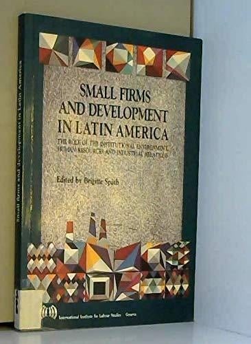 Small firms and development in Latin America: The role of the institutional environment, human resources, and industrial relations