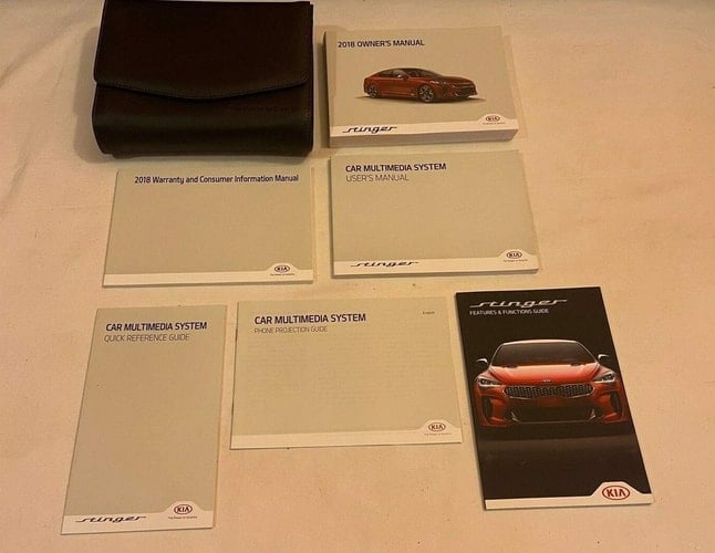 2018 Kia Stinger Owners Manual