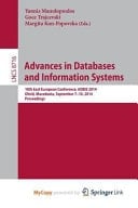 Advances in Databases and Information Systems 18th East European Conference, Adbis 2014, Ohrid, Macedonia, September 7-10, 2014. Proceedings