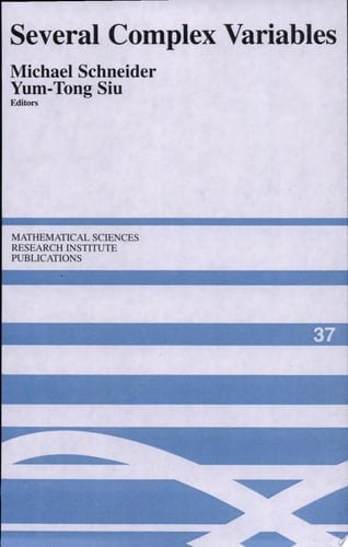 Several Complex Variables