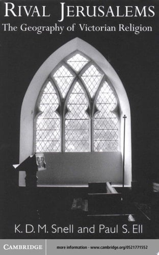 Rival Jerusalems The Geography of Victorian Religion