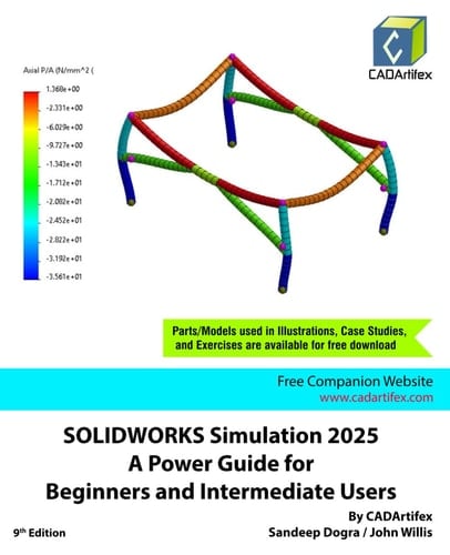 SOLIDWORKS Simulation 2025 A Power Guide for Beginners and Intermediate Users