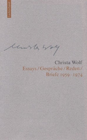 Essays, Gespräche, Reden, Briefe 1959-1974