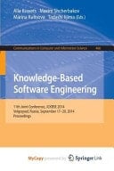 Knowledge-Based Software Engineering 11th Joint Conference, Jckbse 2014, Volgograd, Russia, September 17-20, 2014. Proceedings