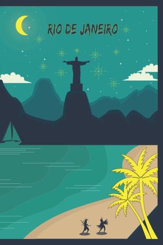 Rio de Janeiro: best NoteBook to write about travel to Rio de Janeiro / Brazil / Wide Ruled Paper Notebook (6 x 9) / 120 page ( Rio de Janeiro Composition Note books).
