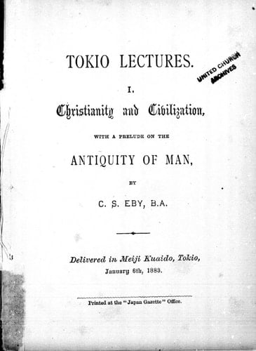 Christianity and civilization: with a prelude on the antiquity of man