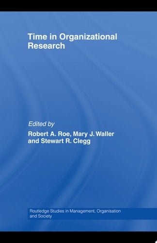 Time in Organizational Research