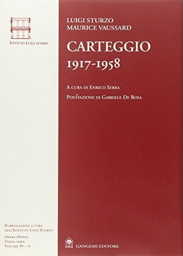 Luigi Sturzo a Londra carteggi e documenti (1925-1946)