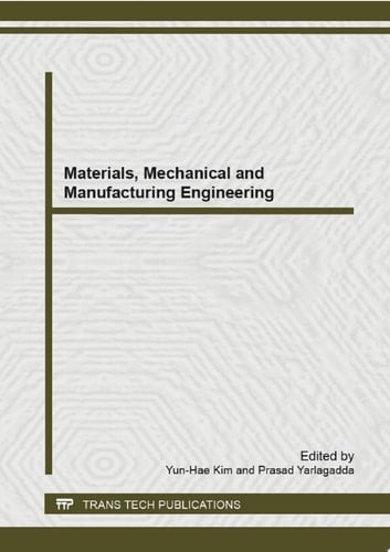 Materials, Mechanical and Manufacturing Engineering