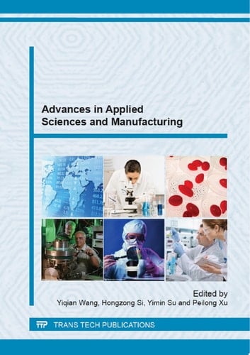 Advances in Applied Sciences and Manufacturing