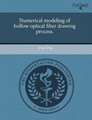 Numerical Modeling of Hollow Optical Fiber Drawing Process