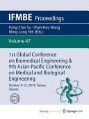 1st Global Conference on Biomedical Engineering and 9th Asian-Pacific Conference on Medical and Biological Engineering October 9-12, 2014, Tainan, Taiwan