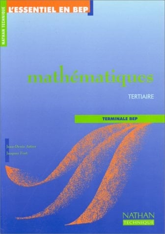 Mathématiques tertiaire, terminale BEP