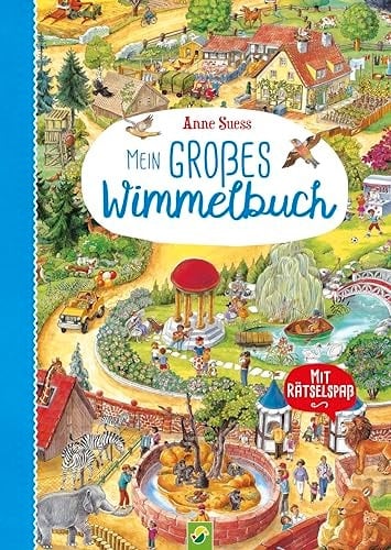 Mein großes Wimmelbuch | Für Kinder ab 2 Jahren Mit Rätselspaß. Großformat, stabile Pappe für die Kleinsten